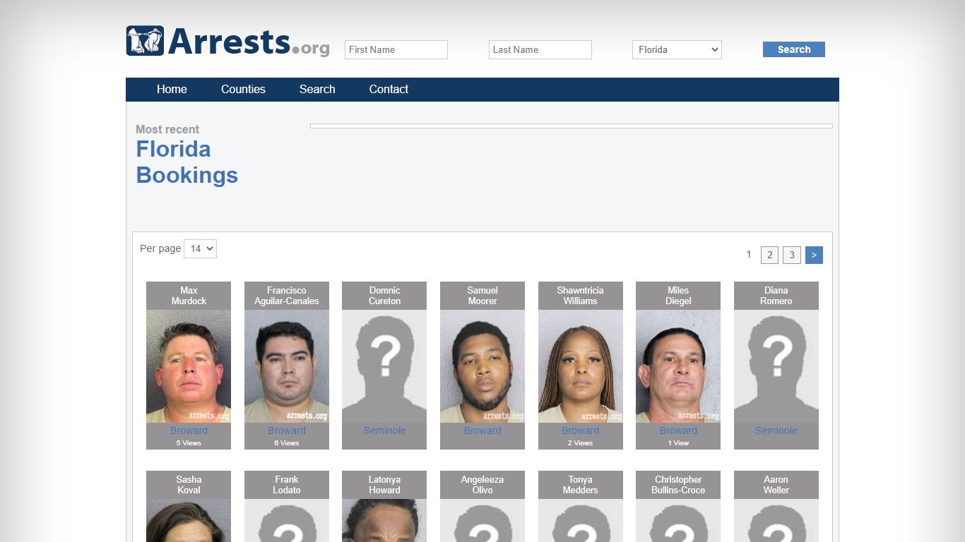 Florida Arrests and Inmate Search